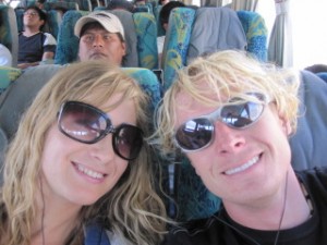 Happy to Be on a Warm Bus En Route to Bolivia