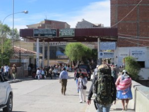 Crossing into Bolivia