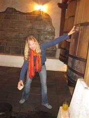 Pouring a Glass of Cider