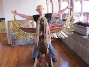 Who will goof off with me in museums when he's gone?