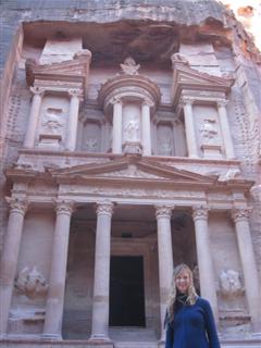 The famous treasury is huge and spectacular