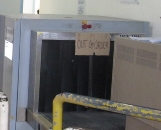 Neither do "Out of order" xray machines