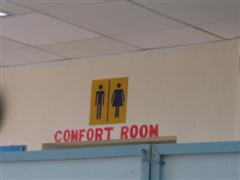 Calling this bathroom a "Comfort Room" is ludicrous