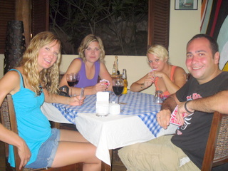 We play Euchre a lot, even while we wait for food to come at the restaurant